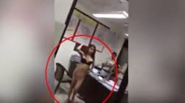 जब नंगी लड़की ने थाने में मचाया हंगामा, देखें विडिओ