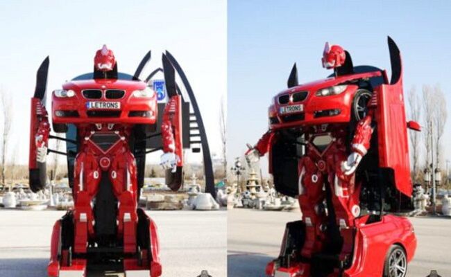 गजब! दुनिया की पहली ट्रांसफॉर्मर कार, 50 सेकंड में बन जाती है रोबोट