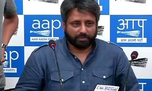 आप विधायक अमानतउल्लाह के खिलाप रिपोर्ट दर्ज, नरसिंहानंद को धमकी देने पर हुआ केस दर्ज