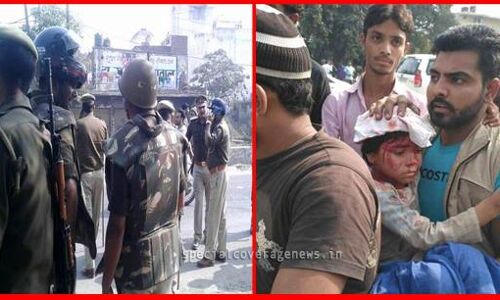 मुज़फ़्फ़रनगर में नोट बदलने को लेकर हुआ बबाल, पुलिस पर पथराव कई घायल मुज़फ़्फ़रनगर में नोट बदलने को लेकर हुआ बबाल, पुलिस पर पथराव कई घायल