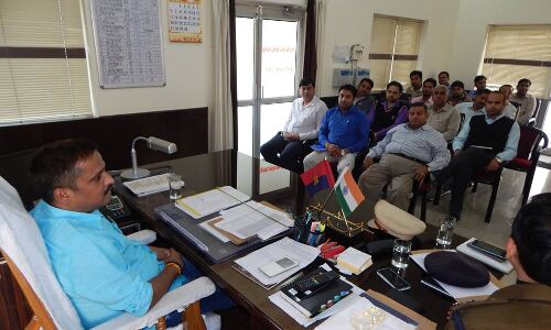 एसपी ने दिए बेंक कर्मियों को निर्देश