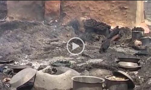 सुल्तानपुर में लगी भीषण आग,  दर्जनों घर जले