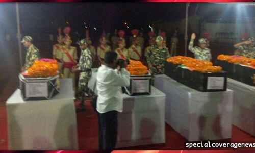 मुख्यमंत्री ने अपना वादा निभाया, 4 अलग-अलग फ्लाइट से गृहनगर भेजे गए 12 शहीदों के शव