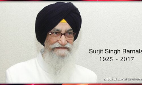 पंजाब के पूर्व मुख्यमंत्री सुरजीत सिंह बरनाला का निधन