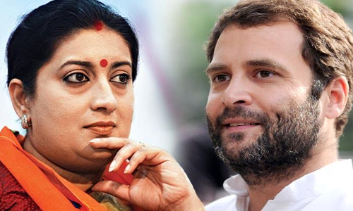 गुजरात के व्यापारियों के जबाब से स्मृति ईरानी बैचैन, तो राहुल मुस्कराऐ!