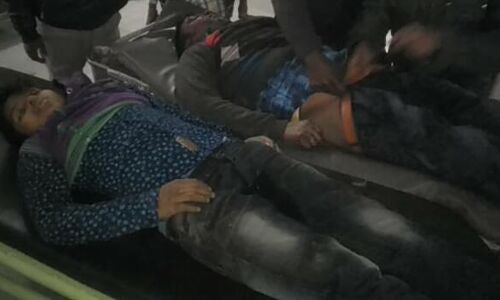 बिजनौर: सड़क हादसे में बाप बेटे की मौत,माँ की हालत गंभीर