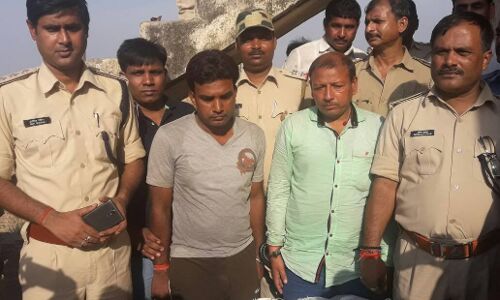 शेखपुरा पुलिस को बड़ी कामयाबी ,ट्रक को अगवा कर लूटा गया तीस लाख का कपड़ा बरामद, दो अपराधी गिरफ्तार