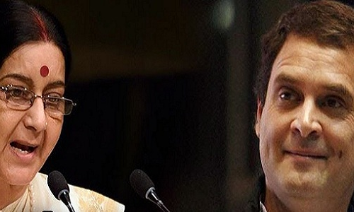 BJP को महिला विरोधी बताने पर सुषमा स्वराज ने राहुल गांधी को दिया करारा जवाब!