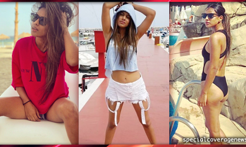 PHOTOS : स्पेन में कुछ इस अंदाज में छुट्टियां मना रही हैं निया शर्मा