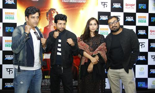 मुक्काबाज की टीम ने किया फिल्म का प्रमोशन