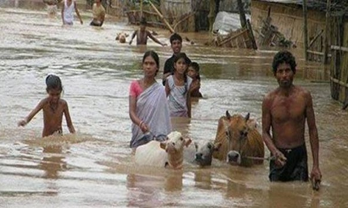 बिहार में बाढ़ का कहर जारी, अब तक 77 लोगों की मौत, 74 लाख लोग प्रभावित