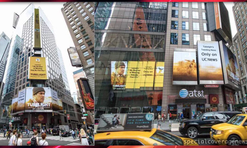 टाइम्स स्क्वायर पर लगा सलमान खान की फिल्म ट्यूबलाइट का पोस्टर