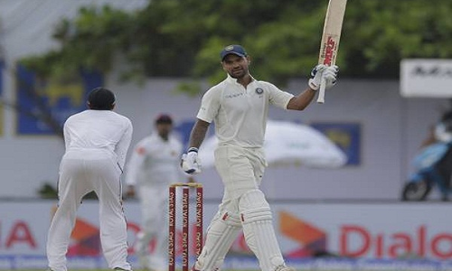 LIVE INDvsSL 1st टेस्ट: धवन ने लगाया सतक, भारत मजबूत स्थिति में