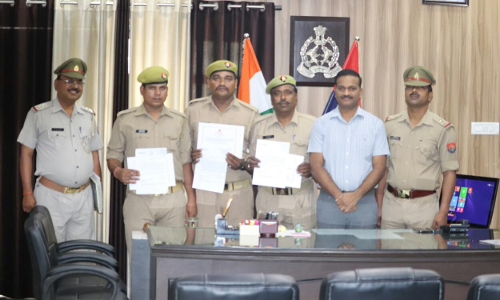 डायल 100 ने बचाई मुरादाबाद में महिला की जान, एसएसपी जे रविंद्र गौड़ ने दिया पुलिसकर्मियों को इनाम