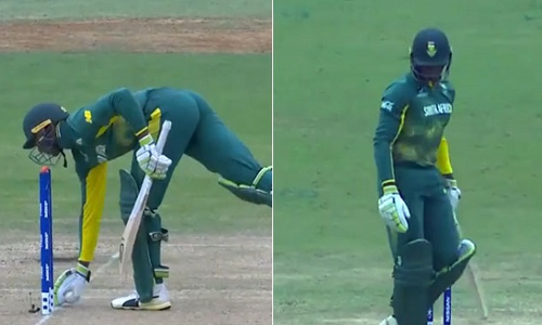 VIDEO: ये क्रिकेटर अजीबोगरीब तरह से हुआ आउट, कप्तान बोले- ये क्या बेहूदा मजाक है...