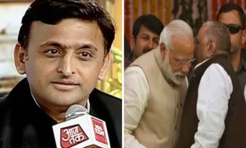 VIDEO : मोदी के कान में क्या बोले थे मुलायम, अखिलेश ने खुद बताया
