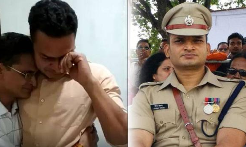 जनता के चहेते आईपीएस गौरव तिवारी के ट्रांसफर पर फूट फूट कर रोये लोग, एसपी भी लगे रोने
