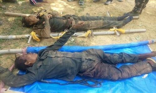 बिहार : मुठभेड़ में दो नक्सली ढेर, भारी मात्रा में हथियार बरामद