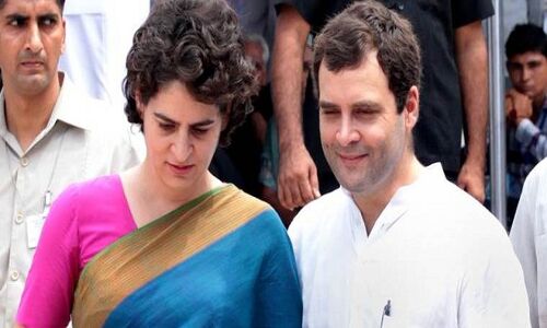 राहुल गांधी और प्रियंका गांधी ने रायबरेली में जनसभा को किया संबोधित, प्रियंका गांधी की पहली चुनावी रैली