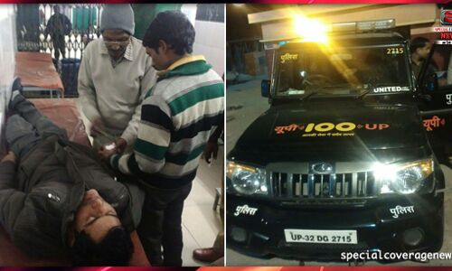 संदिग्ध हालत में पड़ा मिला युवक, सूचना पर पहुंची डायल 100