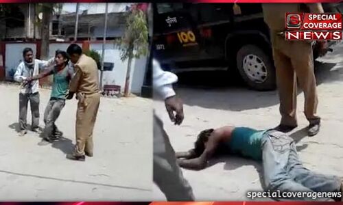 बच्चे के किडनैपर को ग्रामीणों ने पकड़ा, मारपीट कर किया पुलिस के हवाले बच्चे के किडनैपर को ग्रामीणों ने पकड़ा, मारपीट कर किया पुलिस के हवाले