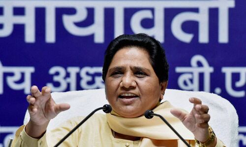 रायबरेली रैली में बोली मायावती, सपा सरकार का काम कम और भ्रष्टाचार बोलता है