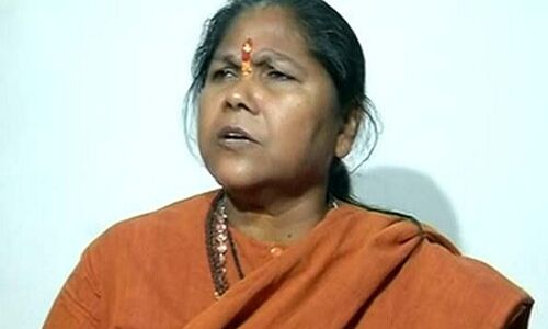 साध्वी निरंजना का नीतीश कुमार पर तंज, नीतीश को बताया भीष्म पितामह