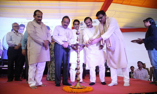 भारतीय गणराज्य वनस्पति उद्यान के पुनर्विकास और उन्नयन कार्यो हेतु मंत्री डॉ. हर्षवर्धन और मंत्री डॉ. महेश शर्मा ने किया शिलान्यास