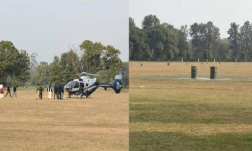 सेना के जवानों ने उतरने नहीं दिया CM का हेलिकॉप्टर, हेलिपैड पर रख दिए दो ड्रम