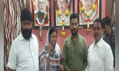 OMG : इंदौर की मेयर ने मोदी और शिवराज के साथ ये क्या कर दिया ? OMG : इंदौर की मेयर ने मोदी और शिवराज के साथ ये क्या कर दिया ?