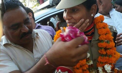 अपनी लाड़ली तनुश्री के लिए बीकानेरवासियों ने बिछाए पलक-पाँवड़े