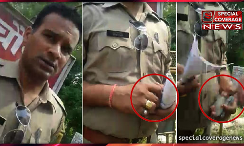 मुरादाबाद : रिश्वत लेते सिपाही का वीडियो आया सामने, सीओ ने दिया कार्यवाही का आश्वासन