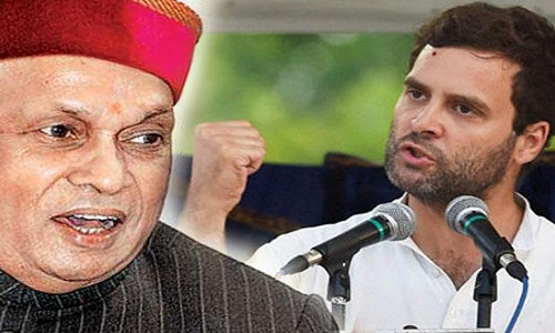 हिमाचल चुनाव: धूमल ने चुनाव से पहले राहुल गांधी को भेजा नोटिस, क्रिकेट से जुड़ा है मामला