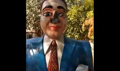 यूपी के नॉएडा में अम्बेडकर की मूर्ति की छतिग्रस्त, इलाके में बना तनाव