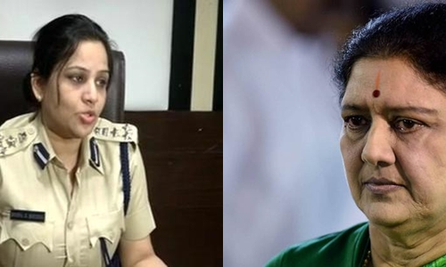 शशिकला को जेल में VIP ट्रीटमेंट मिलने का खुलासा करने वाली IPS का ट्रांसफर शशिकला को जेल में VIP ट्रीटमेंट मिलने का खुलासा करने वाली IPS का ट्रांसफर