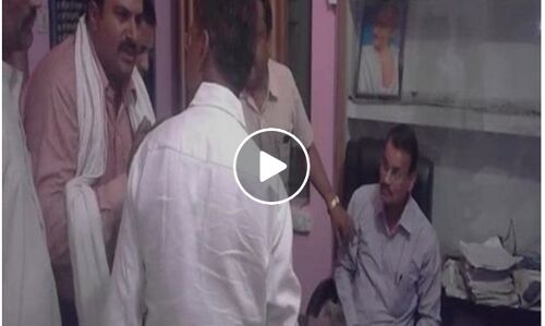 मुरादाबाद में एसडीएम और बीजेपी कार्यकर्ताओं में हुई हाथापाई, देखें वीडियो