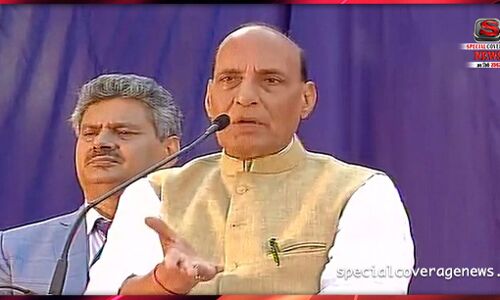 कांग्रेस के लोगों को राजनाथ सिंह का सुझाव, राजनीति सरकार बनाने के लिए नहीं देश बनाने के लिए करें