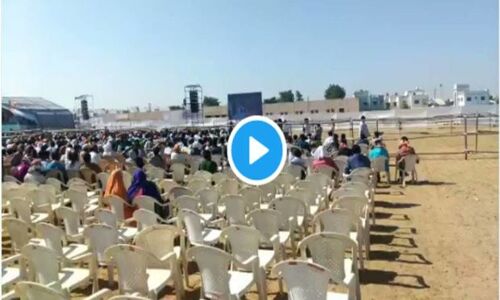 पीएम मोदी की रैली में खाली पड़ी कुर्सियां,  देखें वीडियो वचाव में उतरी बीजेपी