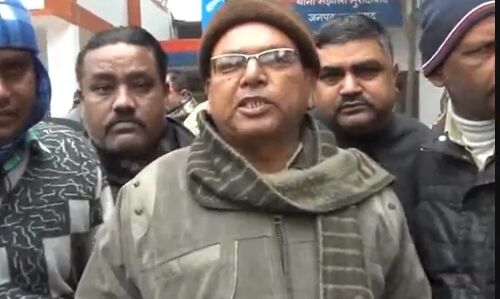 मुरादाबाद जिले के मझोला थाने में भाजपा नेताओं का हंगामा!