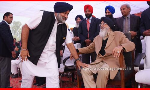 पानी बचाओ - पंजाब बचाओ, कांग्रेस व आप को भगाओ : सुखबीर सिंह बादल