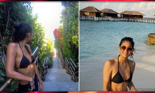 पूनम ढिल्लन की बेटी की बिकिनी PHOTOS हुईं वायरल, देखिए तस्वीरें