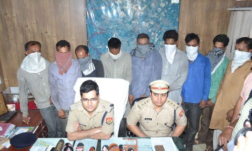 गाजियाबाद पुलिस ने किया अंतरराज्जीय पशु तस्करों के गेंग का पर्दाफास, नौ चोर पकडे गाजियाबाद पुलिस ने किया अंतरराज्जीय पशु तस्करों के गेंग का पर्दाफास, नौ चोर पकडे