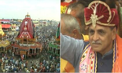 अहमदाबाद में भगवान जगन्नाथ की रथयात्रा शुरू अहमदाबाद में भगवान जगन्नाथ की रथयात्रा शुरू