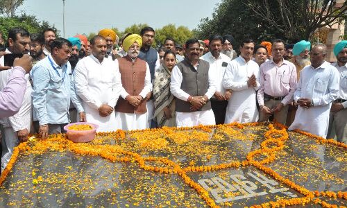 भगत सिंह, राजगुरू एवं सुखदेव के शहीदी दिवस पर समूचे पंजाबी नशा मुक्त समाज निर्माण का संकल्प लें-राणा गुरजीत सिंह
