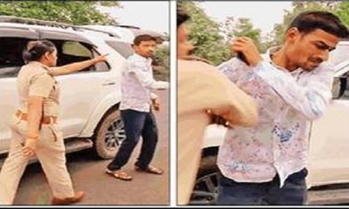 लेडी सिंघम को दबंगई दिखाना पड़ा भारी, 40 लाख लोगों ने देखा यह Video