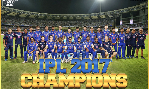 रोमांचक मुकाबले में मुंबई ने पुणे को 1 रन से हराकर IPL 10 की ट्रॉफी पर तीसरी बार किया कब्जा