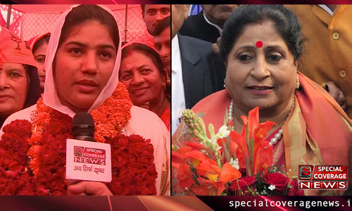 गाजियाबाद : आशा शर्मा ने महापौर पद की तो रीना भाटी ने खोड़ा चेयरमैन पद की ली शपथ गाजियाबाद : आशा शर्मा ने महापौर पद की तो रीना भाटी ने खोड़ा चेयरमैन पद की ली शपथ