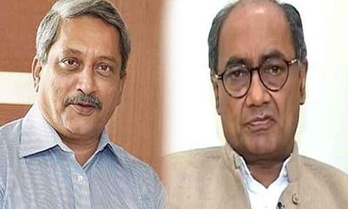 मनोहर पर्रिकर ने दिग्विजय सिंह से कहा- थैंक्स, जानिए क्यों