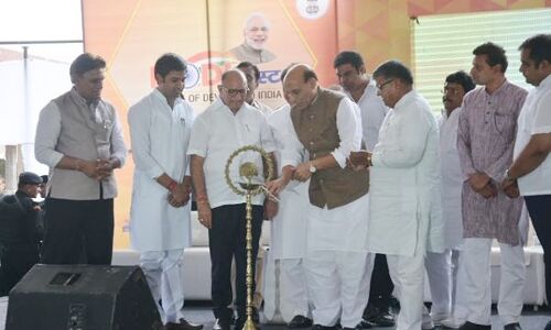 राजनाथ सिंह ने मोदी फेस्ट का किया उद्घाटन, गिनाईं सरकार की उपलब्धियां, यूपीए पर साधा निशाना