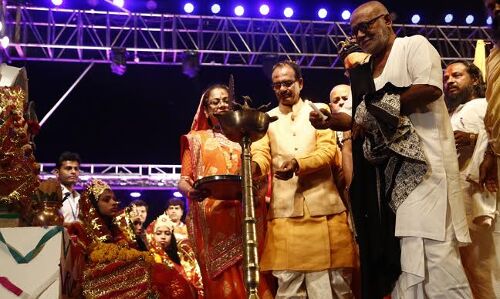 नर्मदा सेवा यात्रा के 100 वें दिन मुख्यमंत्री के ग्रह ग्राम जैत में जनसंवाद